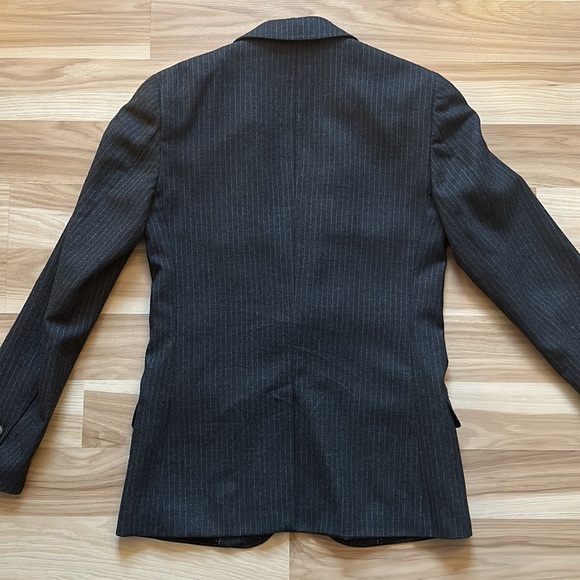 Club Monaco Pinstripe Blazer - Wool & Cashmere - Size 36 - Picture 2 of 3